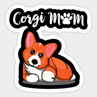 Corgi Mom (288) Sticker